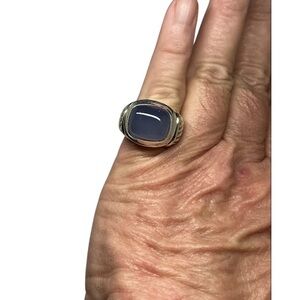 Authentic David Yurman Chalcedony Noblesse ring
